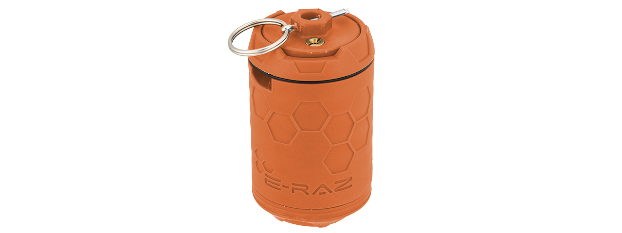 Z-Parts ERAZ Rotative 100 BBs Green Gas Airsoft Grenade (Color: Orange) - Click Image to Close