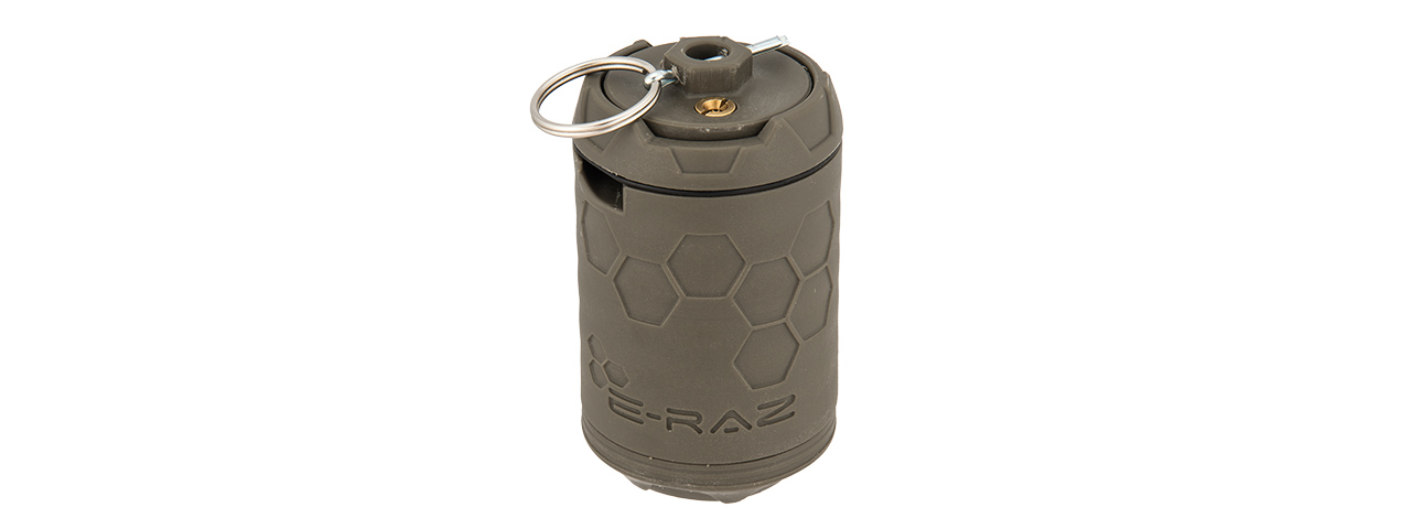 Z-Parts ERAZ Rotative 100BBs Green Gas Airsoft Grenade (Color: OD Green) - Click Image to Close