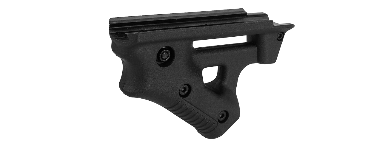 AC-1689 POLYMER ANGLED TACTICAL STRIKER FOREGRIP (BLACK) - Click Image to Close