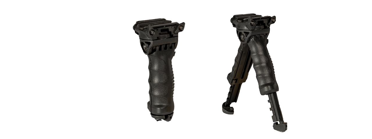 AC-408B VERTICAL BIPOD FOREGRIP (COLOR: BLACK) - Click Image to Close