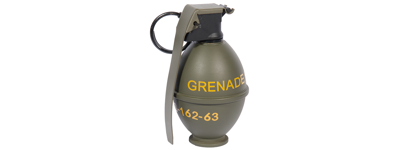 AC-419G M26 GRENADE TYPE GREEN GAS CHARGER (COLOR: OD GREEN) - Click Image to Close