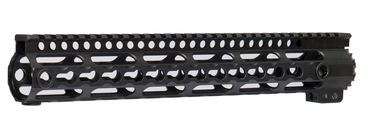 AC-426B MI STYLE KEYMOD SYSTEM RAIL 12 INCH (COLOR: BLACK) - Click Image to Close