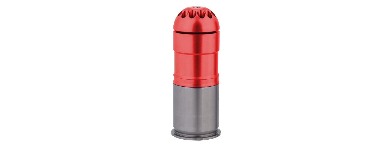 AC-463R 40MM CARTRIDGES 120RDS GRENADE - IMPROVED VERSION (RED) - Click Image to Close