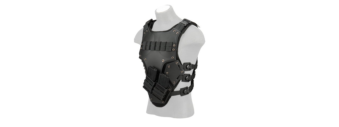 AC-590B TF3 HIGH SPEED AIRSOFT MAG STRAP BODY ARMOR (BLACK) - Click Image to Close