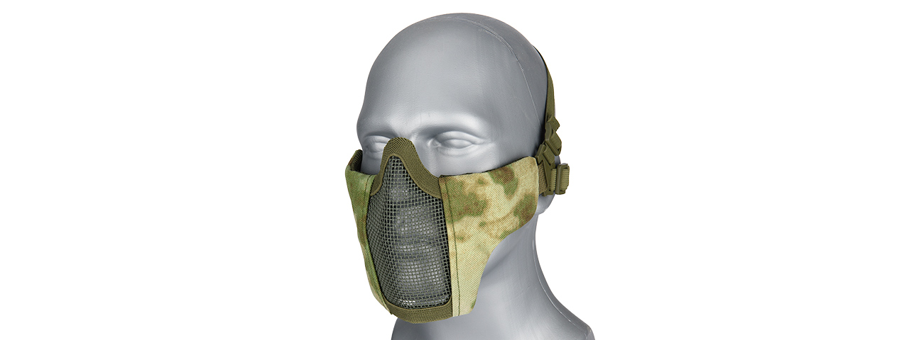 G-FORCE STEEL MESH NYLON LOWER FACE MASK (AT-FG) - Click Image to Close