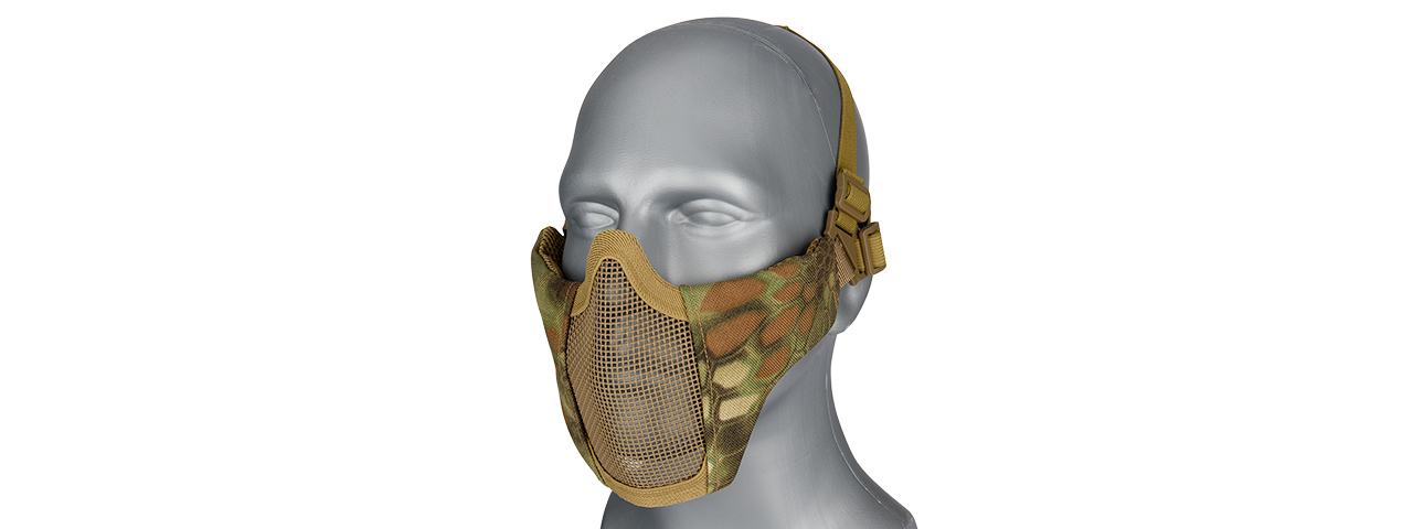 G-FORCE STEEL MESH NYLON LOWER FACE MASK (MAD) - Click Image to Close