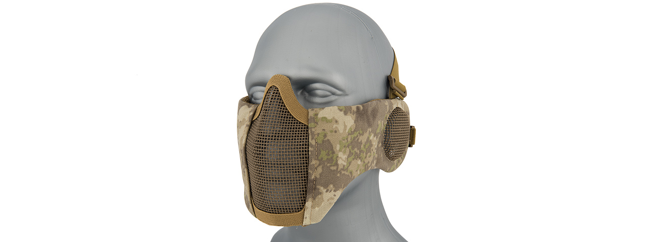 AC-643AT TACTICAL ELITE FACE AND EAR PROTECTIVE MASK (A-TACS) - Click Image to Close