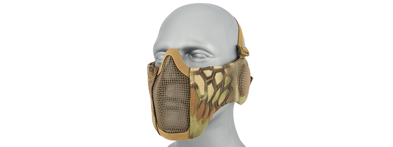 AC-643M TACTICAL ELITE FACE AND EAR PROTECTIVE MASK (MAD) - Click Image to Close