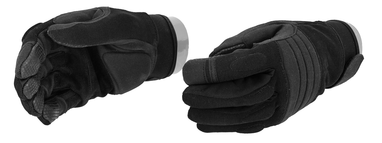 AC-810L OPS TACTICAL GLOVES (COLOR: BLACK) SIZE: LARGE - Click Image to Close
