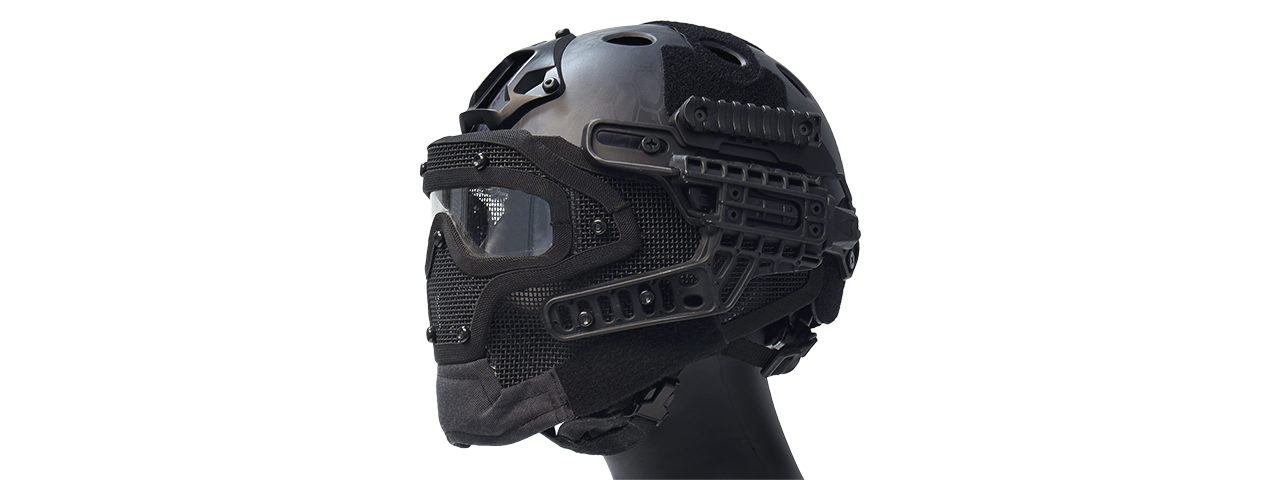 AC-820TP WOSPORT TACTICAL G4 SYSTEM BUMP HELMET MASK W/ GOGGLES (TYP) - Click Image to Close