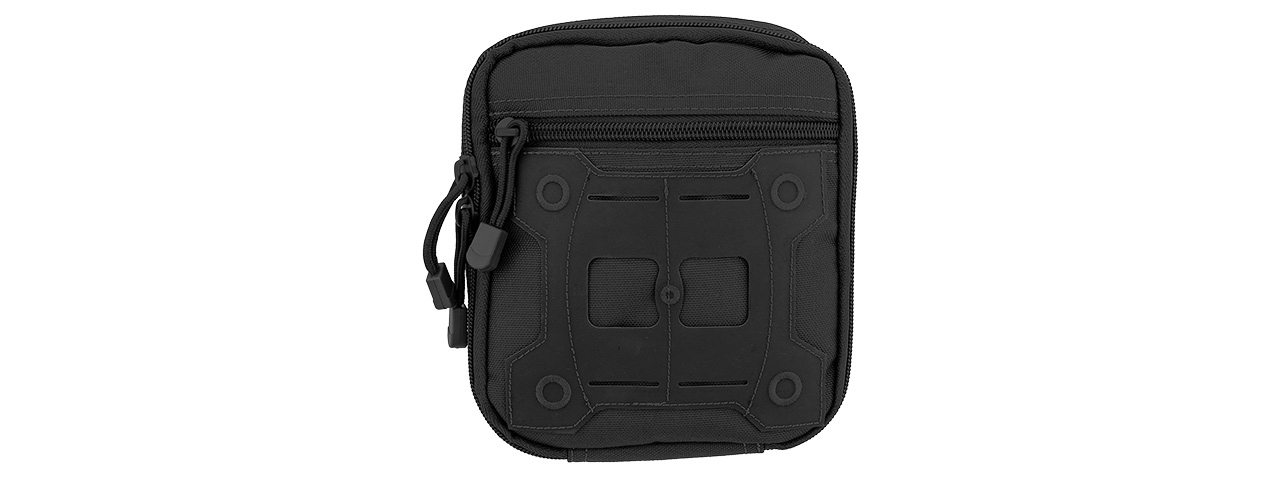 AC-876B LASER HYPALON CUT MOLLE MEDICAL SUNDRIES BAG (BLACK) - Click Image to Close