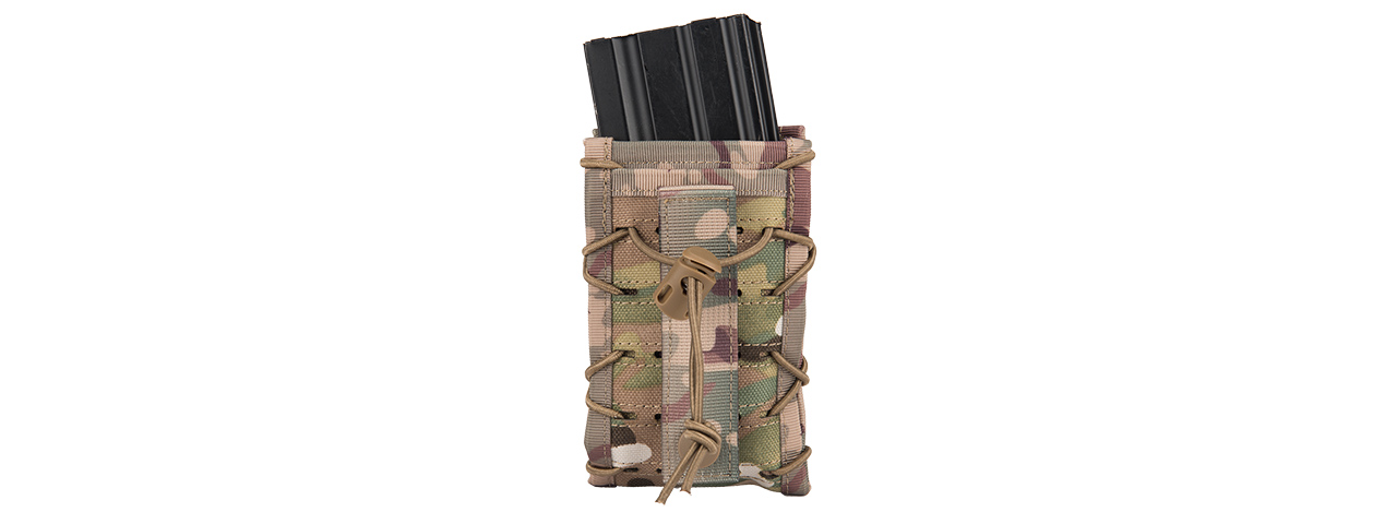 AC-877C SINGLE HIGH SPEED M4 MOLLE MAGAZINE POUCH (CAMO) - Click Image to Close