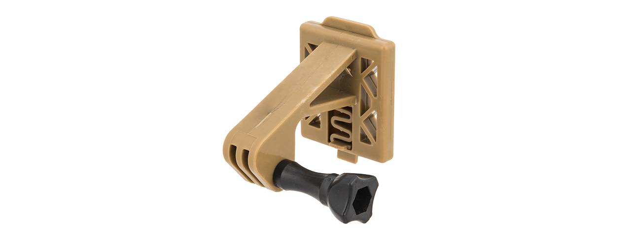 AC-887T ATTACHMENT FOR TACTICAL HELMET SHROUDS (TAN) - Click Image to Close