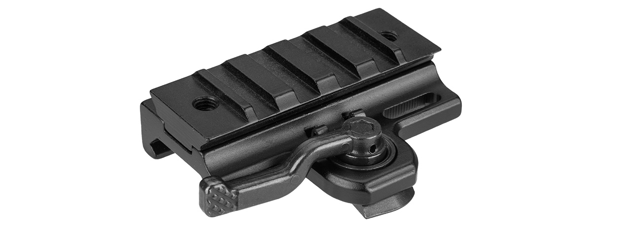 ACW-1706B QUICK DETACH DOVETAIL RAIL MOUNT (BLACK) - Click Image to Close