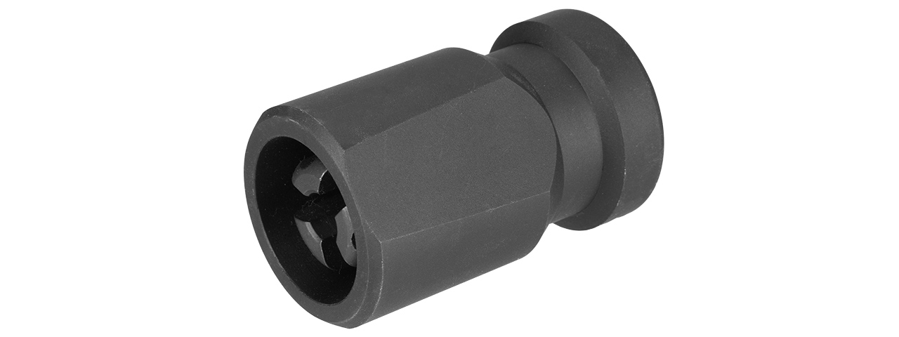 ACW-196-2 QD AIRSOFT BLAST DIVERTER W/ FLASH HIDER - Click Image to Close