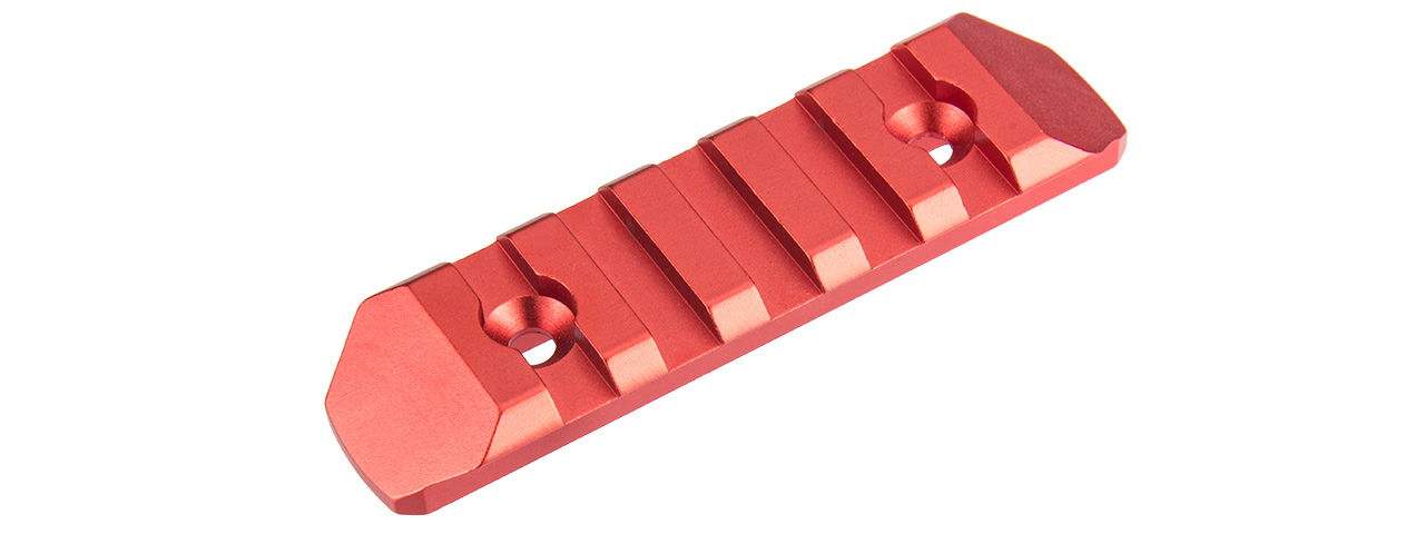 ACW-2057R 5-SLOT M-LOK RAIL (RED) - Click Image to Close