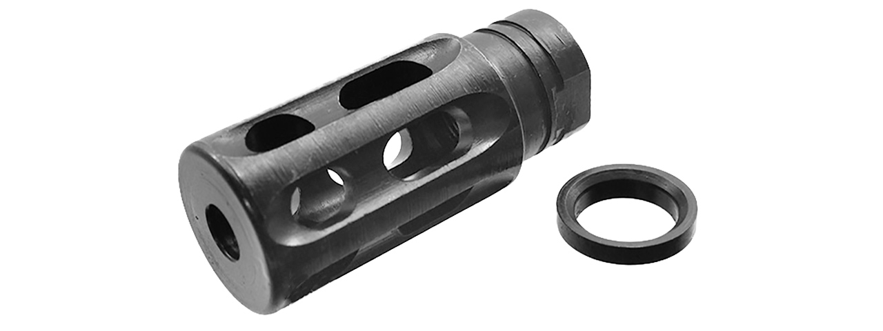 ACW-98 14MM CCW AIRSOFT BREACHER MUZZLE BRAKE - Click Image to Close