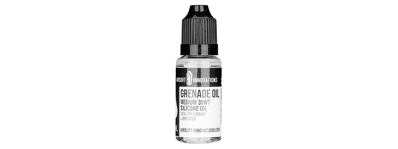AIRSOFT INNOVATIONS MEDIUM 30WT GRENADE SILICONE OIL - Click Image to Close