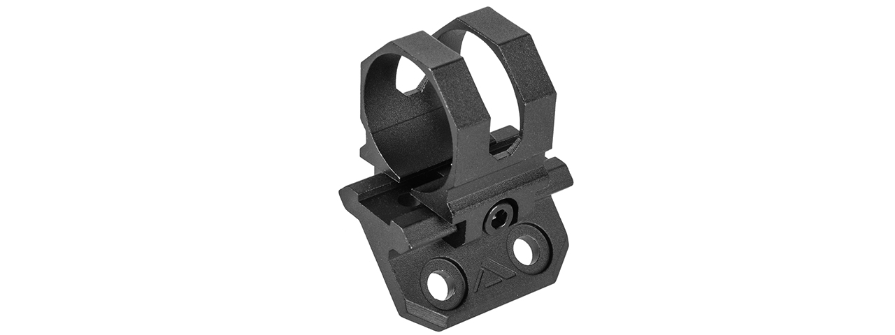 AIM SPORTS 1" INCH 45 DEGREE OFFSET M-LOK LIGHT/LASER AIRSOFT MOUNT - Click Image to Close