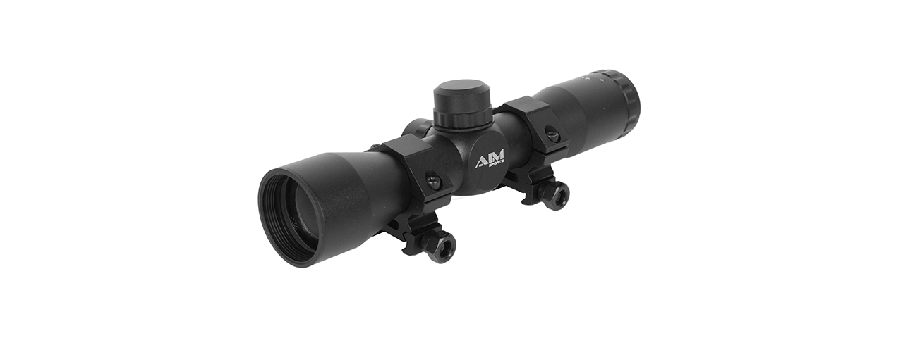 AIM SPORTS 4X32 COMPACT RANGEFINDER AIRSOFT TACTICAL COMBAT SCOPE - Click Image to Close