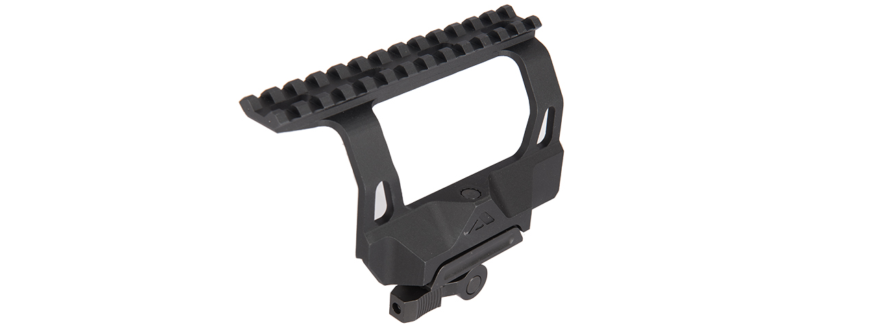 AIM SPORTS SIDE MOUNT AK SERIES OPTIC RAIL (BLACK) - Click Image to Close