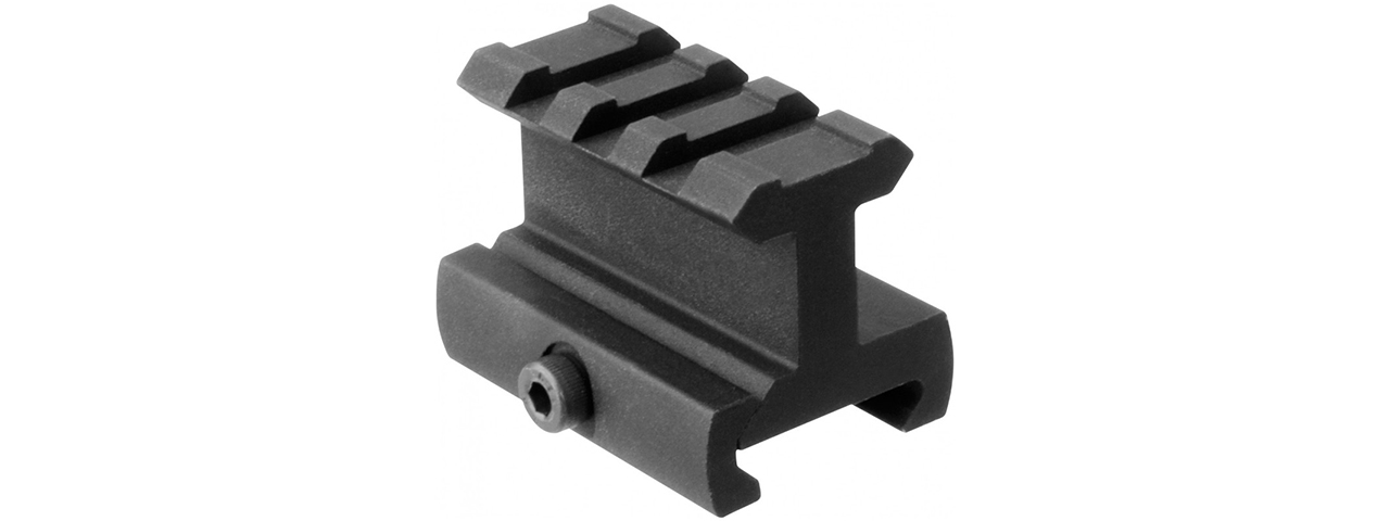 AIM SPORTS AR-15 HIGH PROFILE ALUMINUM RISER MOUNT - BLACK - Click Image to Close