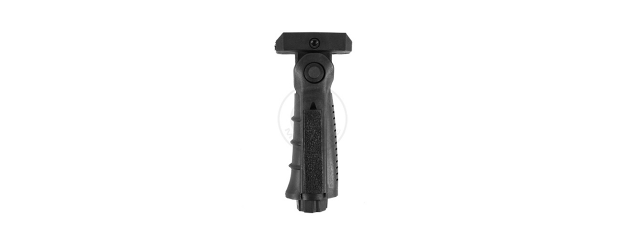 AIM SPORTS ERGONOMIC AIRSOFT FOLDING FOREGRIP W/ PRESSURE PAD HOUSING - Click Image to Close