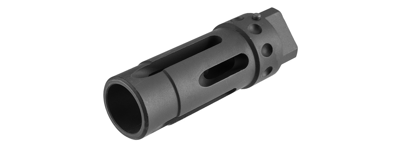 ARES-FH-M110K M110K STYLE CLOCKWISE FULL METAL AIRSOFT FLASH HIDER - Click Image to Close