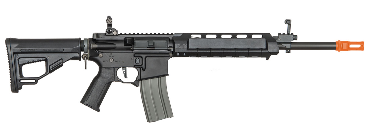 M4-AMML-BK ARES X AMOEBA AEG STANDARD LONG AIRSOFT RIFLE (BLACK) - Click Image to Close