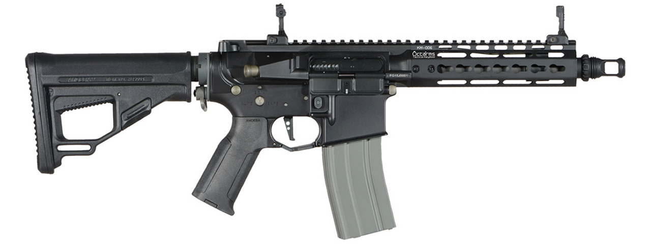 ARES-M4-KM7-BK Ares Octarms X Amoeba M4-KM7 Assault Rifle (Black) - Click Image to Close