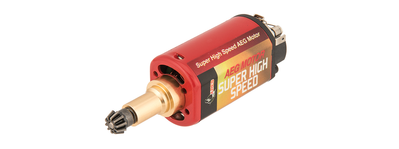 ARES-MOTOR-005 ARES SUPER HIGH SPEED LONG TYPE MOTOR (RED) - Click Image to Close