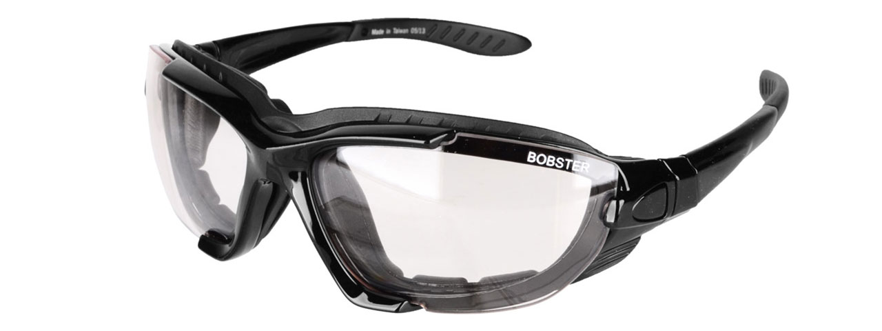 BOBSTER RENEGADE CONVERTIBLE SAFETY RATED TACTICAL GOGGLES - BLACK - Click Image to Close