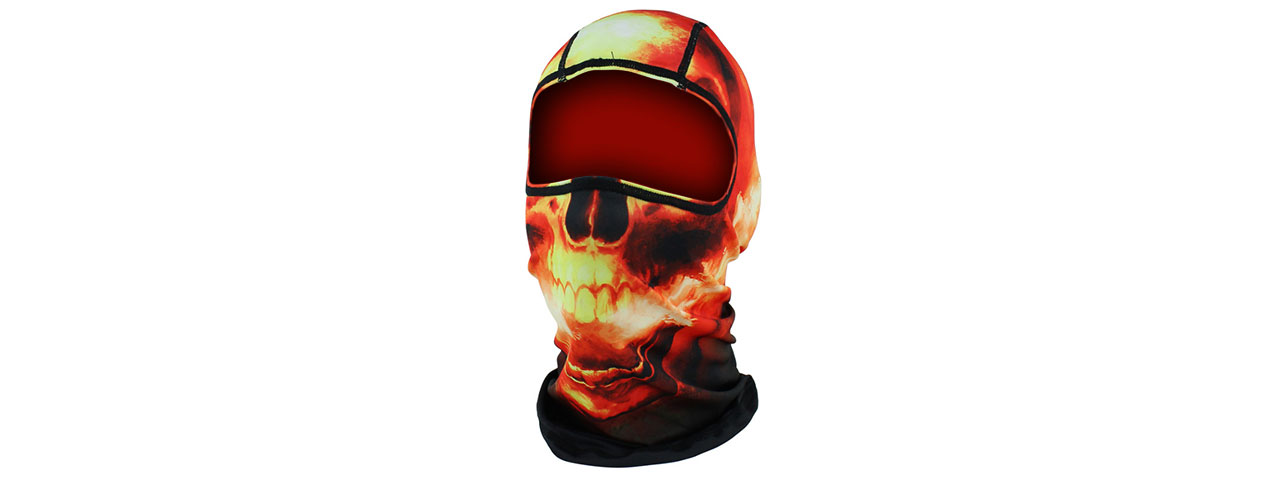 ZANHEADGEAR AIRSOFT TACTICAL HADES BALACLAVA FULL HEAD MASK - RED - Click Image to Close