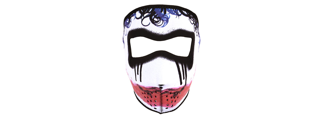 ZAN HEADGEAR TACTICAL AIRSOFT NEOPRENE JOKER TRICKSTER FULL FACE MASK - Click Image to Close