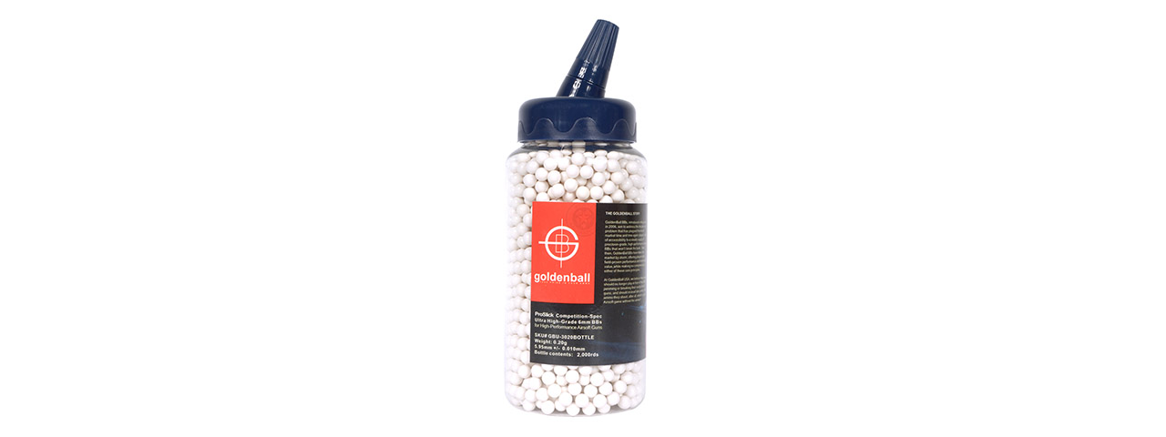 Golden Ball 2000 Round 0.20g ProSlick Seamless BB Bottle - Click Image to Close