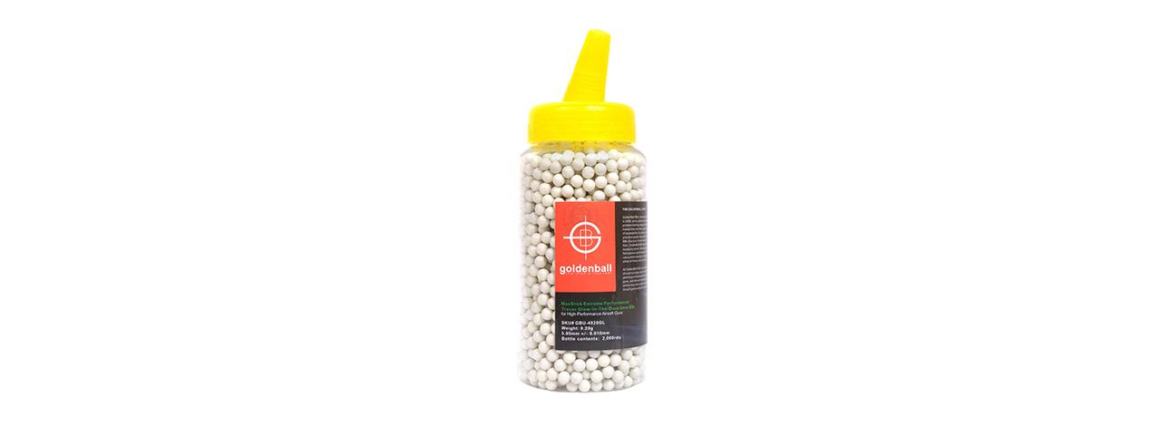 Golden Ball 2000 Round 0.20g MaxSlick Seamless Tracer BB Bottle - Click Image to Close