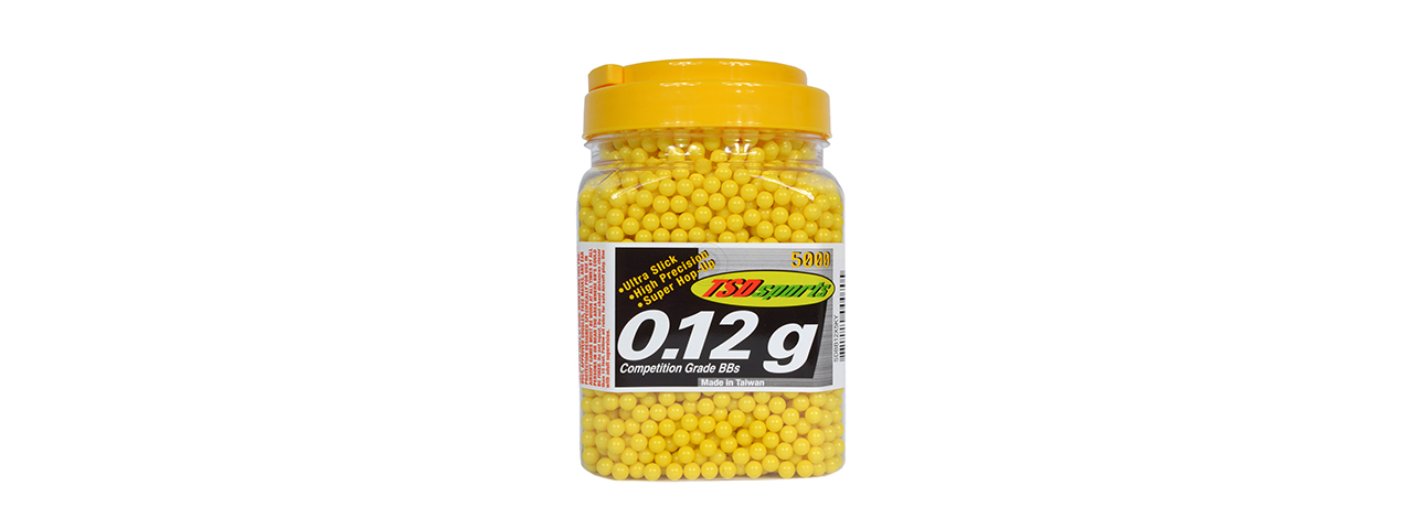 0.12G TSD AIRSOFT SEAMLESS AIRSOFT BBS FOR LOW POWERED AEGS - 5000RD - Click Image to Close