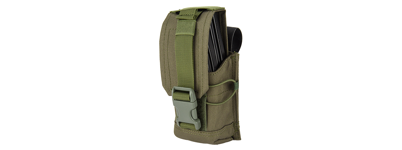 C206G CODE11 M4/5.56 CORDURA DOUBLE MAGAZINE POUCH (OLIVE DRAB) - Click Image to Close