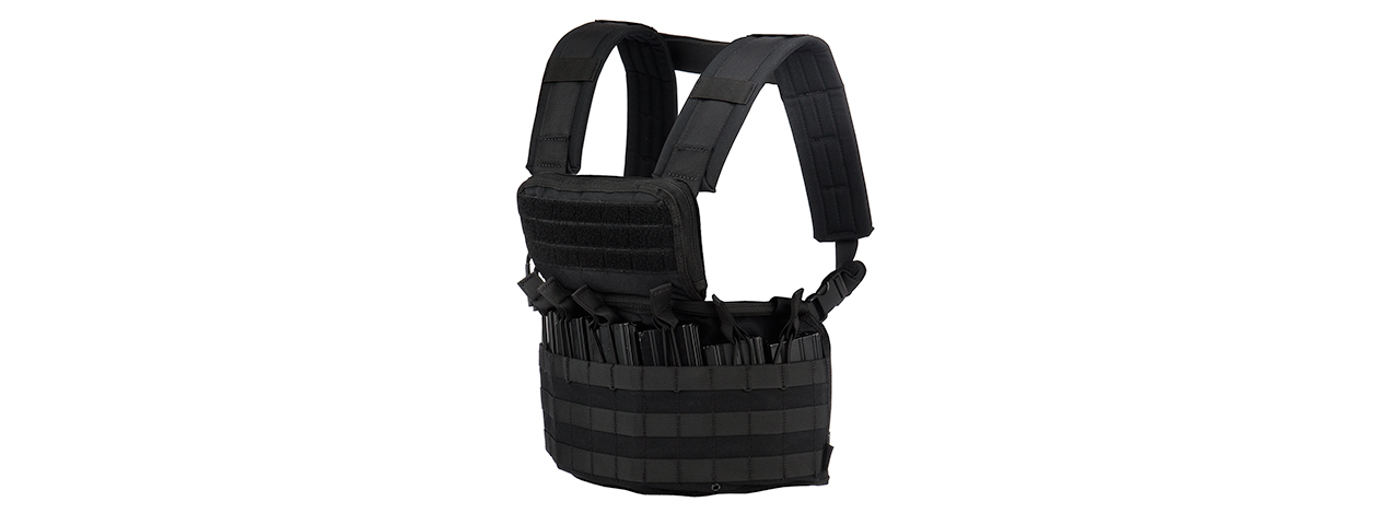 C209B CODE11 MOLLE PARACORD NAVIGATOR CHEST RIG (BLACK) - Click Image to Close