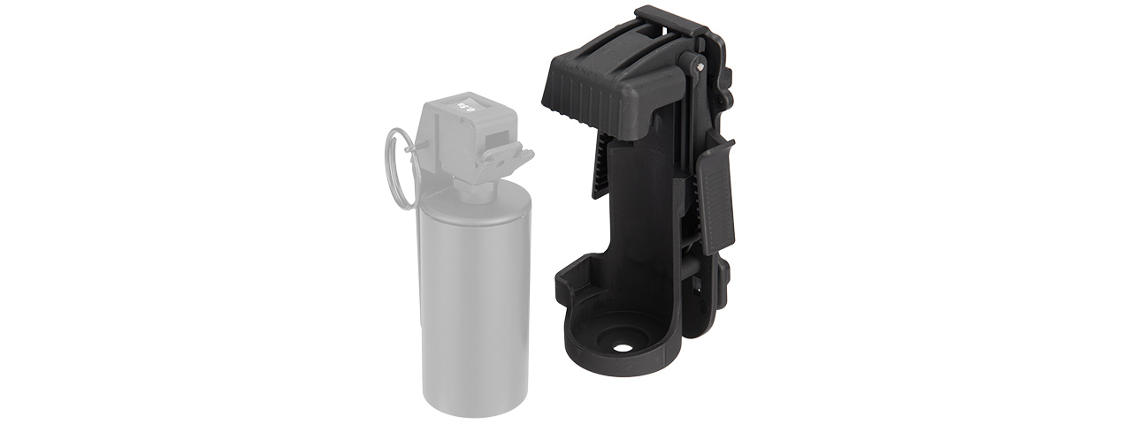 CA-1256B QR FLASH BANG GRENADE HOLSTER FOR MOLLE (BK) - Click Image to Close