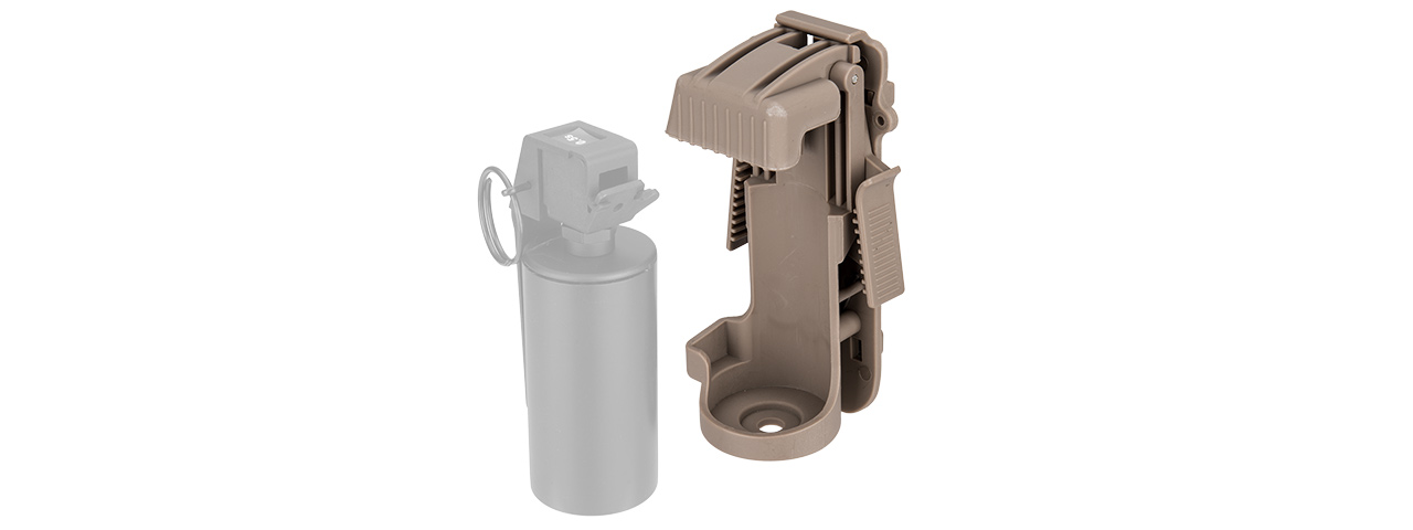 CA-1256T QR FLASH BANG GRENADE HOLSTER FOR MOLLE (DE) - Click Image to Close