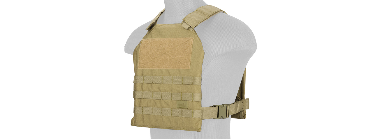 CA-1512TN Standard Issue 1000D Nylon Tactical Vest (Tan) - Click Image to Close