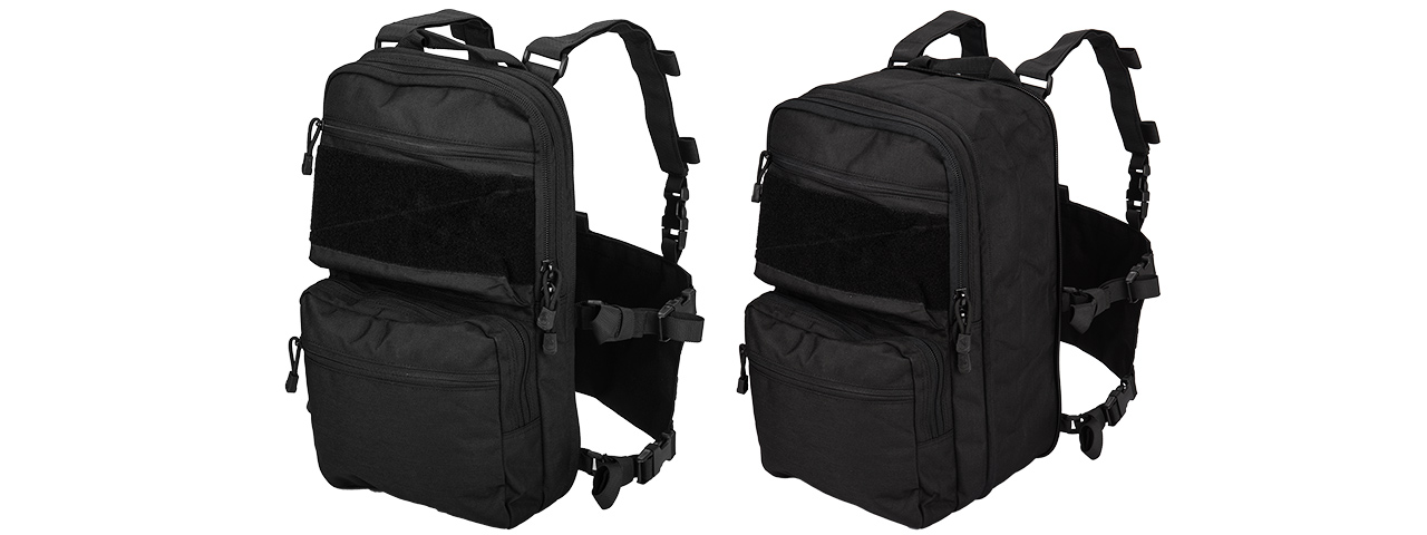 CA-1615BN QD CHEST RIG LIGHTWEIGHT BACKPACK (BLACK) - Click Image to Close