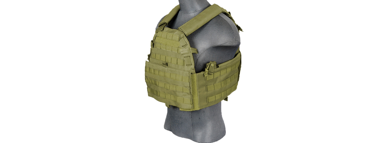 CA-311GN 69T4 1000D Nylon Tactical Vest (OD Green) - Click Image to Close
