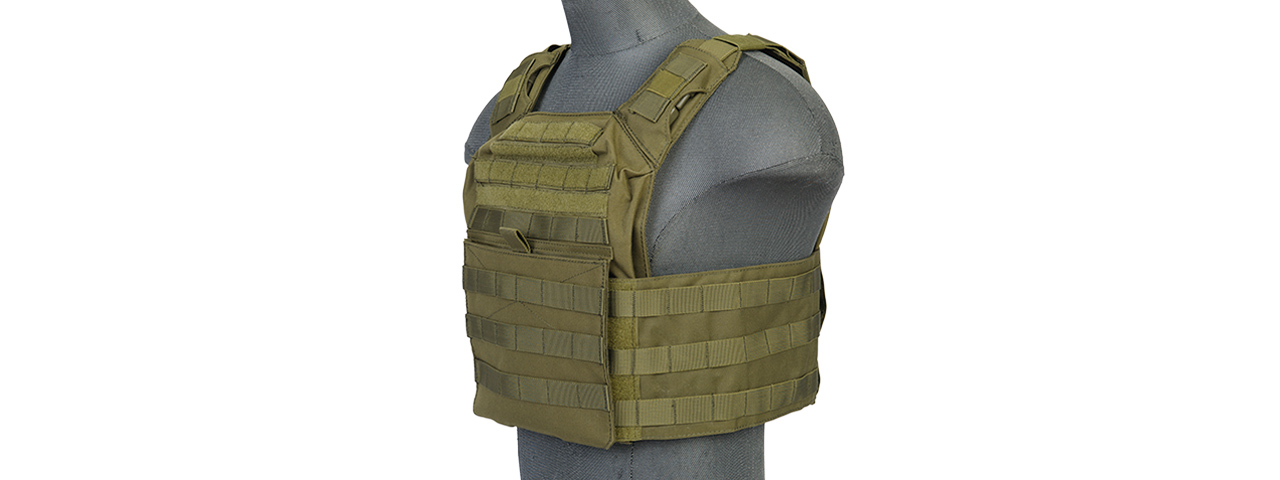 CA-313GN 1000D Nylon Speed Attack Tactical Vest (OD Green) - Click Image to Close