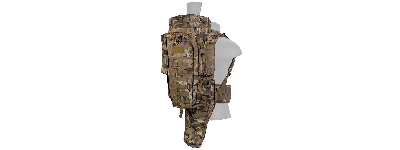 CA-356CN TACTICAL NYLON RIFLE BACKPACK (CAMO) - Click Image to Close