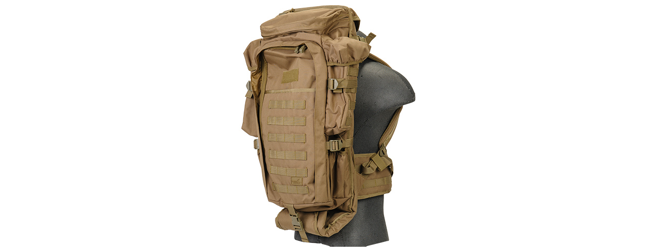 CA-356KN 1000D NYLON RIFLE BACKPACK (KHAKI) - Click Image to Close