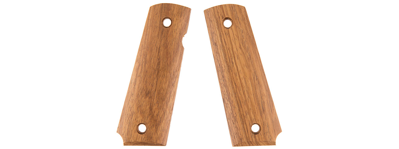 DB-1911-1 M1911 REAL WOOD AIRSOFT PISTOL GRIP PLATES - Click Image to Close