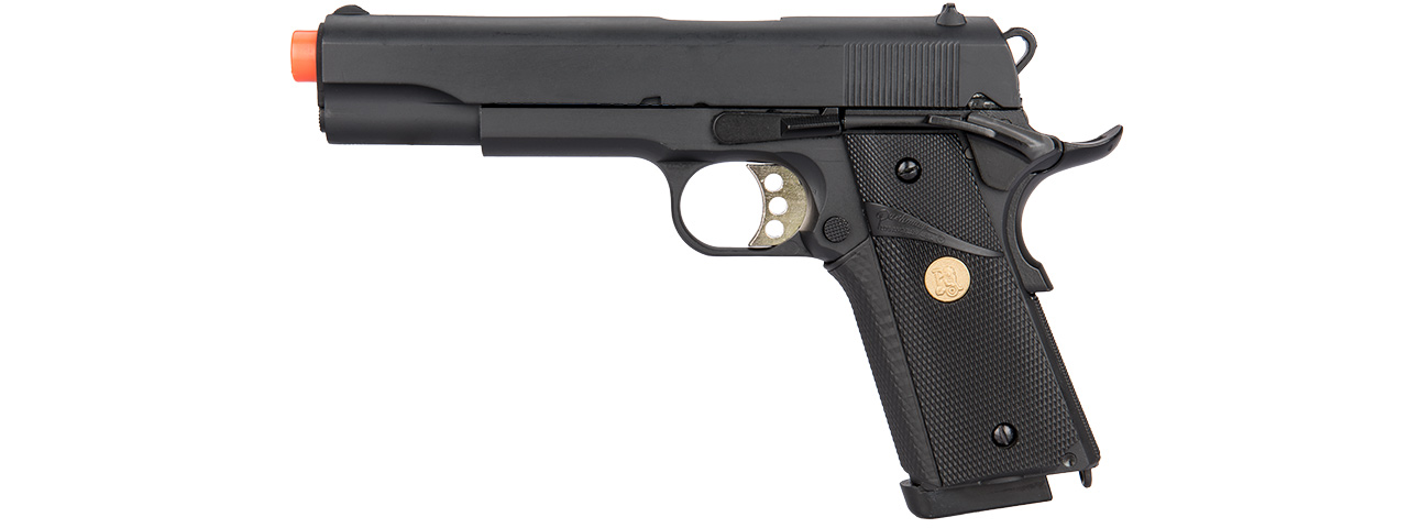 Double Bell Gas Blowback Full Marking M1911 MEU Airsoft Pistol - Click Image to Close