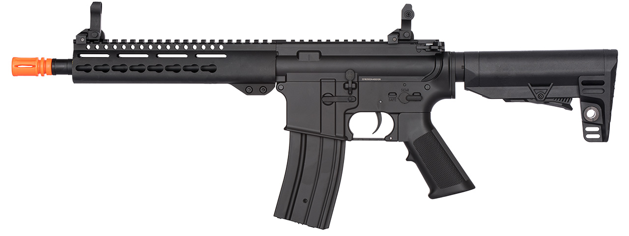 JG M4 AIRSOFT AEG RIFLE W/ KEYMOD HANDGUARD (BLACK) - Click Image to Close